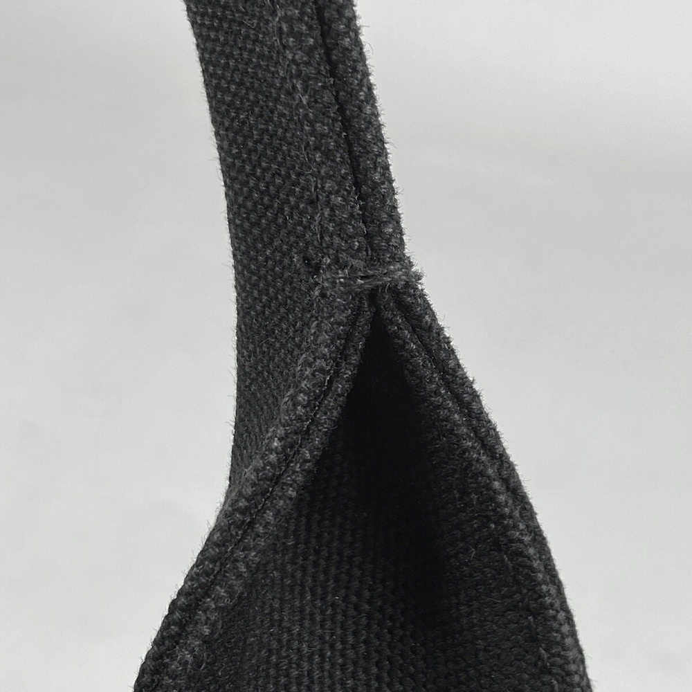 Prada Canapa Tote Shoulder Bag Handbag Canvas Nero Black - Picture 4 of 7